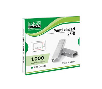 Punti KH - 23/15 - alti spessori - acciaio zincato - metallo - conf. 1000 pezzi - Lebez - KH-23-15 - 8007509084663 - DMwebShop