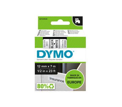 Nastro D1 450130 - 12 mm x 7 mt - nero-bianco - Dymo - S0720530 - 5411313450133 - DMwebShop