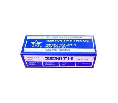Punti - 130/E bis - 6/4 - acciaio naturale - metallo - scatola da 5000 pezzi - conf. 10 pezzi - Zenith - 0311301405 - 8009613104053 - DMwebShop