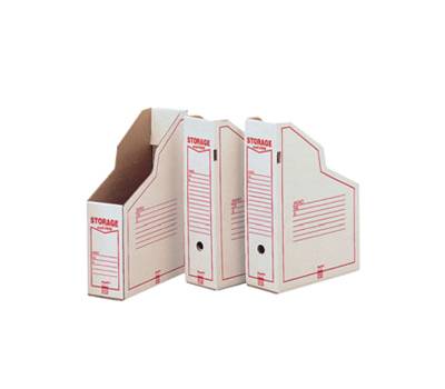 Portariviste Storage Dox 1606 - 87 x 34 x 24,5 cm - bianco-rosso - Esselte - conf. 32 pezzi - King Mec - 00160600 - 8004389045340 - DMwebShop