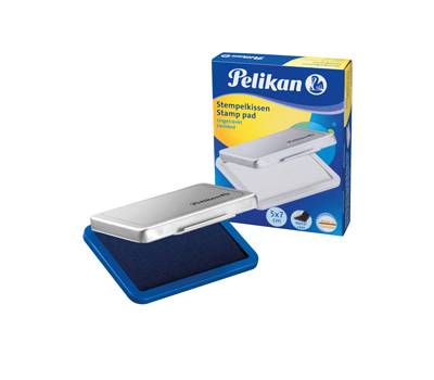 Cuscinetto per timbri - 5 x 7 cm - blu - Pelikan - 100436062 - 4012700331168 - DMwebShop