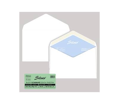 Busta Silver Matic FSC - senza finestra - gommata - 12 x 18 cm - 80 gr - bianco - conf. 25 pezzi - Pigna - 067312321 - 8006873106612 - DMwebShop Busta Silver Matic FSC - senza finestra - gommata - 12 x 18 cm - 80 gr - bianco - conf. 25 pezzi - Pigna - 067312321 - 8006873106612 - DMwebShop