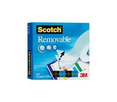 Nastro adesivo Magic 811 - removibile - invisibile - 1,9 cm x 33 mt - trasparente - Scotch - 7000029163 - 21200728235 - DMwebShop