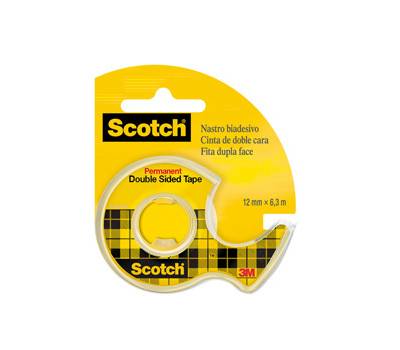 Nastro biadesivo 665 - in chiocciola - permanente - senza liner - 6,3 mt x 1,2 cm - trasparente - Scotch - 7100276528 - 51131598546 - DMwebShop