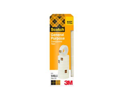 Nastro adesivo 508 - 1,5 cm x 33 mt - trasparente - torre 10 rotoli - Scotch - 7100336226 - 4001895919886 - DMwebShop