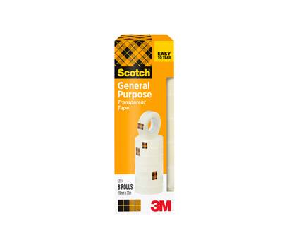 Nastro adesivo 508 - 1,9 cm x 33 mt - trasparente - torre 8 rotoli - Scotch - 7100336276 - 4001895919947 - DMwebShop