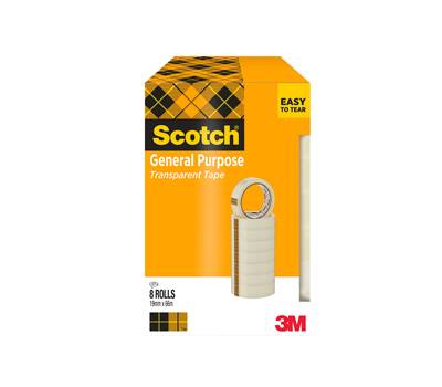Nastro adesivo 508 - 1,9 cm x 66 mt - trasparente - torre 8 rotoli - Scotch - 7100336194 - 4001895919909 - DMwebShop