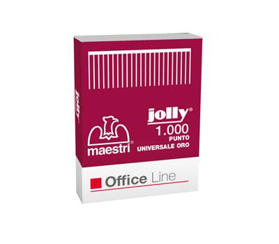 Punti Jolly Oro - 6/4 - oro - 1000 pezzi - conf. 10 pezzi - Romeo Maestri - 1001121 - 8005231011223 - DMwebShop