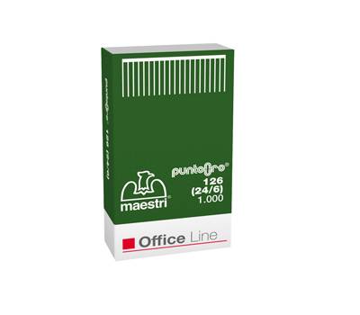 Punti - 126 Oro - 24/6 - oro - scatola da 1000 pezzi - conf. 10 pezzi - Romeo Maestri - 1003103 - 8005231131037 - DMwebShop