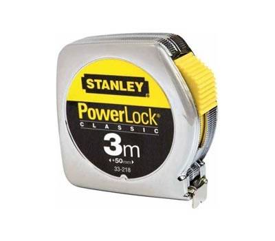 Flessometro PowerLock - 3 mt - larghezza nastro 1,27 cm - Stanley - M33218 - 3253560332181 - DMwebShop