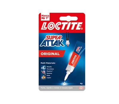 Colla Super Attak Original - 4 gr - trasparente - Loctite - 2632815 - 8004630914555 - DMwebShop Colla Super Attak Original - 4 gr - trasparente - Loctite - 2632815 - 8004630914555 - DMwebShop