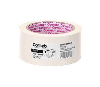 Nastro adesivo - 5 cm x 66 mt - PVC - bianco - Comet - 62240-00009-01 - 4042448837578 - DMwebShop
