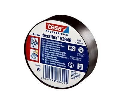 Nastro adesivo isolante - professionale - 15 mm x 10 mt - nero - conf. 10 pezzi - Tesa - 53988-00000-01 - 4042448433985 - DMwebShop
