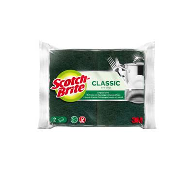 Spugna Classic - 14,2 x 2,4 x 11,5 cm - giallo-verde - Scotch Brite - conf. 2 pezzi - Scotch-brite - 7100309867 - 8410001134710 - DMwebShop Spugna Classic - 14,2 x 2,4 x 11,5 cm - giallo-verde - Scotch Brite - conf. 2 pezzi - Scotch-brite - 7100309867 - 8410001134710 - DMwebShop