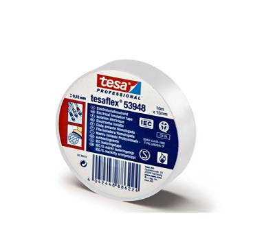 Nastro adesivo isolante - professionale - 1,5 cm x 10 mt - bianco - conf. 10 pezzi - Tesa - 53988-00060-01 - 4042448435057 - DMwebShop