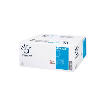 Asciugamani piegati a V special - 2 veli - 20 gr - 24 x 21 cm - goffratura a onda - bianco - conf. 15 pezzi da 210 - Papernet - 402292 - 8013924422928 - DMwebShop