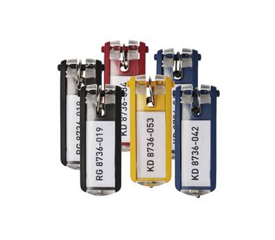 Portachiavi Key Clip - colori assortiti - conf. 6 pezzi - Durable - 1957-00 - 4005546104003 - DMwebShop