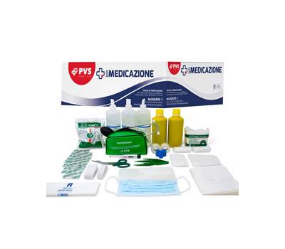 Kit di reintegro pronto soccorso - senza sfigmomanometro - oltre 3 persone - Pvs - PDM091 - 8034028010224 - DMwebShop