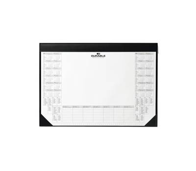 Sottomano con blocco appunti da 25 fogli - 59 x 42 cm - nero - Durable - 7291-01 - 4005546701134 - DMwebShop