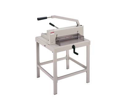 Taglierina a leva alti spessori 3941 - 1070 x 680 x 740 mm - 430 mm - A3 - capacita' taglio 500 fogli - con blocca lama - grigio - Titanium - 3941-TI - 8025133033659 - DMwebShop