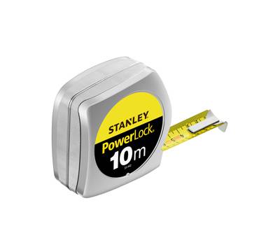 Flessometro PowerLock - 10 mt - metallo - Stanley - M33442 - 3253560334420 - DMwebShop