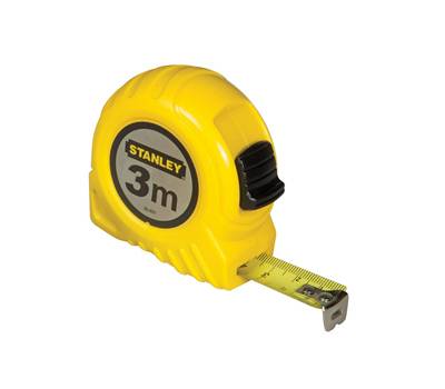 Flessometro - 3 mt - metallo-ABS - Stanley - M30487 - 3253560304874 - DMwebShop