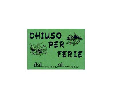 Cartello in cartoncino - CHIUSO per FERIE - 16 x 23 cm - giallo - conf. 10 pezzi - Cwr - 315/12 - 8004957017106 - DMwebShop
