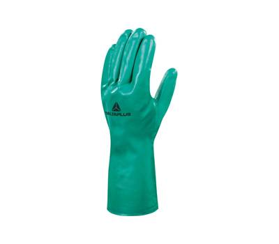 Guanti da lavoro industriale Nitrex VE801 - nitrile floccato cotone - taglia 10 - verde - Deltaplus - VE801VE10 - 3295249169251 - DMwebShop