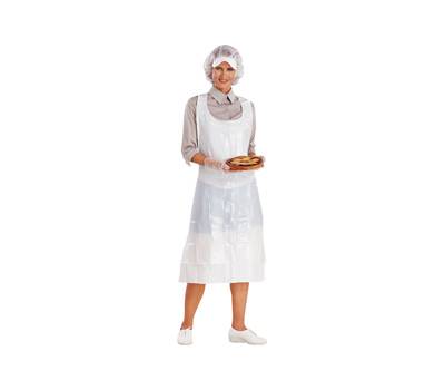 Grembiule - polietilene - monouso - 120 x 70 cm - taglia unica - bianco - conf. 100 pezzi - Deltaplus - TABPO02 - 3295249023454 - DMwebShop