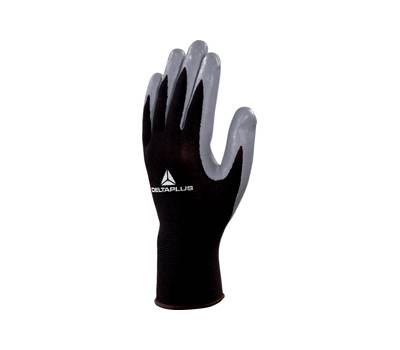 Guanti di precisione VE712GR - poliestere - palmo in nitrile - taglia 09 - nero-grigio - Deltaplus - VE712GR09 - 3295249131692 - DMwebShop