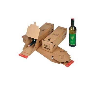 Scatola CP 181 per bottiglie - modulo base per 1 bottiglia - 74 x 74 x 305 mm - conf. 10 pezzi - Colompac - CP 181.101 - 4033657964599 - DMwebShop