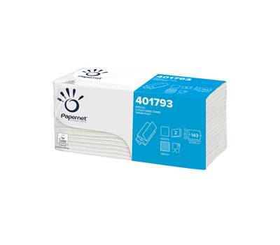 Asciugamani piegati a Z 2 veli 22 gr goffratura a onda 23,4 x2,3 cm bianco da 143,2828