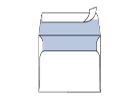 Busta Mailpack senza finestra strip adesivo 12 x 18 cm 80 gr bianco - 2456