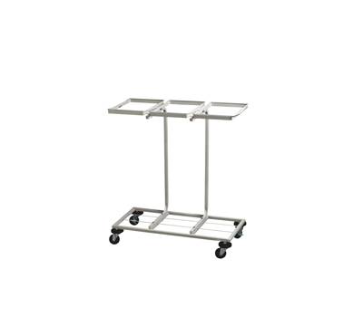 Carrello mobile Triflux 83,3x36x90 cm con ruote 3 portasacco da 100 lt - 8844 Carrello mobile Triflux 83,3x36x90 cm con ruote 3 portasacco da 100 lt - 8844