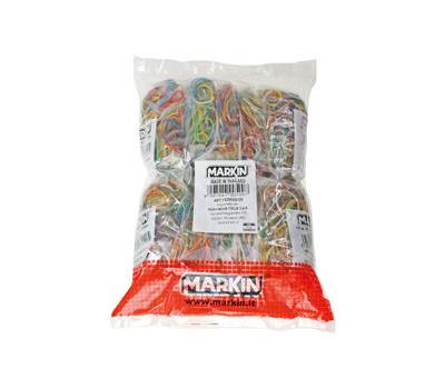 Elastici misure e colori assortiti 1 kg gomma confezione 10 sacchetti 100 gr cad - 2377