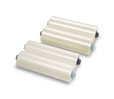 Film per plastificazione 305 mm x 60 mt 125 micron lucido conf 2 bobine GBC 3400931EZ - 1764