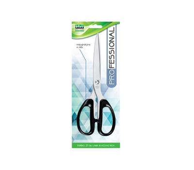 Forbice Professional 21 cm lama acciaio inox nero grigio Lebez 4336 - 4408