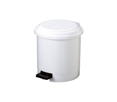 Pattumiera a pedale Ruf PPL 3 lt diametro 17,5 cm altezza 21 cm bianco Medial 906103 - 8847