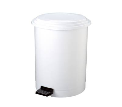 Pattumiera a pedale Ruf diametro 44,5 cm altezza 54 cm 40 lt bianco Medial 906140 - 8843