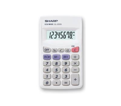 Calcolatrice tascabile - Sharp - EL233SB - 4974019023601 - DMwebShop