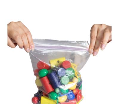 Sacchetti Zip 10 x 15 cm 45 micron PE trasparente Viva 3075 - 2841