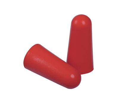 Tappi auricolari monouso diametro 12 mm SNR 37 dB rosso dispenser da 200 paia Deltaplus CONIC2V200 - 8615