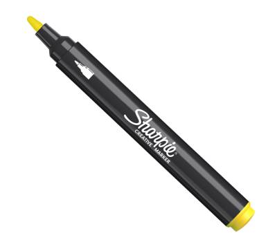 Marcatore acrilico - punta tonda - giallo - conf. 6 pezzi - Sharpie - 2218063 - 3026982055453 - DMwebShop