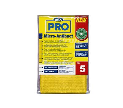 Panno multiuso Micro-Antibact - 35 x 38 cm - giallo - conf. 5 pezzi - Arix - 3 28732 - 8008990287328 - DMwebShop