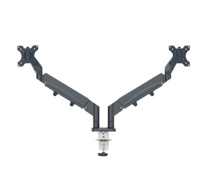 Braccio salvaspazio - per 2 monitor - grigio scuro - Leitz - 65370089 - 4002432134687 - DMwebShop