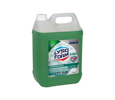 Detergente disinfettante Plus - per pavimenti - freschezza alpina - 5 lt - Lysoform - 9300969 - 7615400862054 - DMwebShop