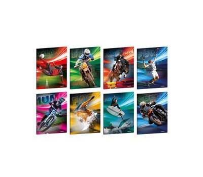 Maxiquaderno Sport Emotions A4,5 mm con margine 21 fogli 80 gr - 30460