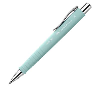 Penna a sfera a scatto Poly Ball Urban punta 0,7 mm fusto caribic blue Faber Castell - 30509