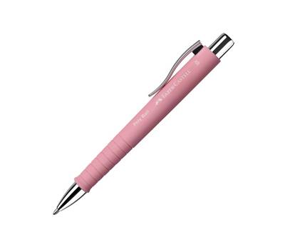 Penna a sfera a scatto Poly Ball Urban punta 0,7 mm fusto rose Faber Castell - 30510