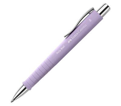 Penna a sfera a scatto Poly Ball Urban punta 0,7 mm fusto sweet lila Faber Castell - 30508